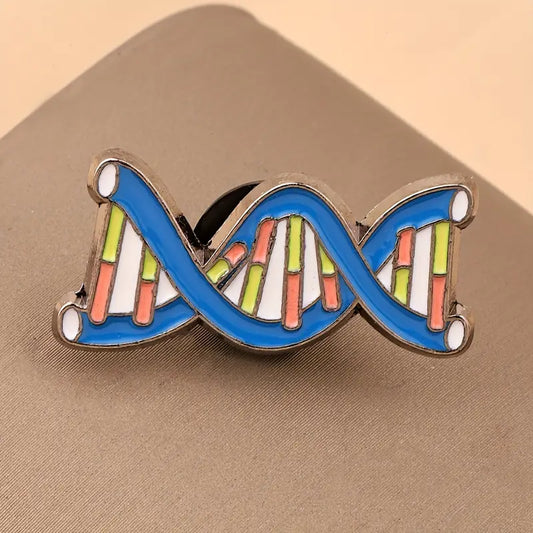 DNA Double Helix Enamel Pin
