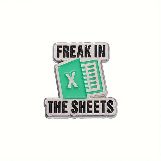 Excel Sheet Enamel Pin