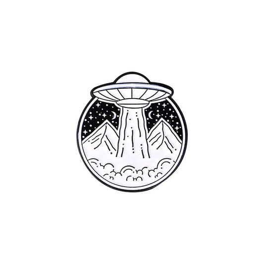 Spaceship Enamel Pin
