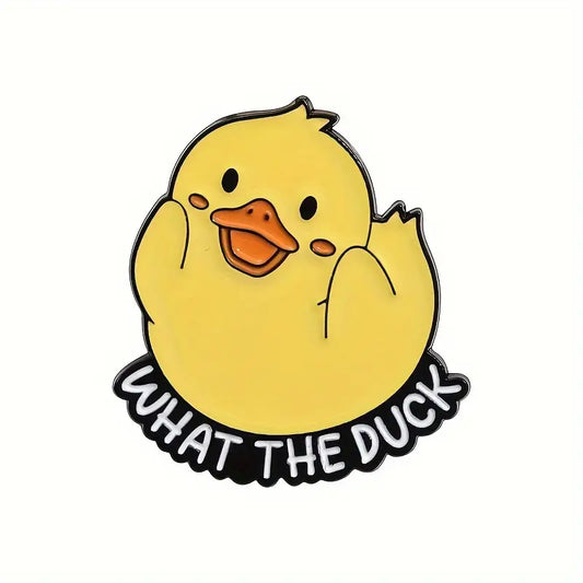 What The Duck Enamel Pin