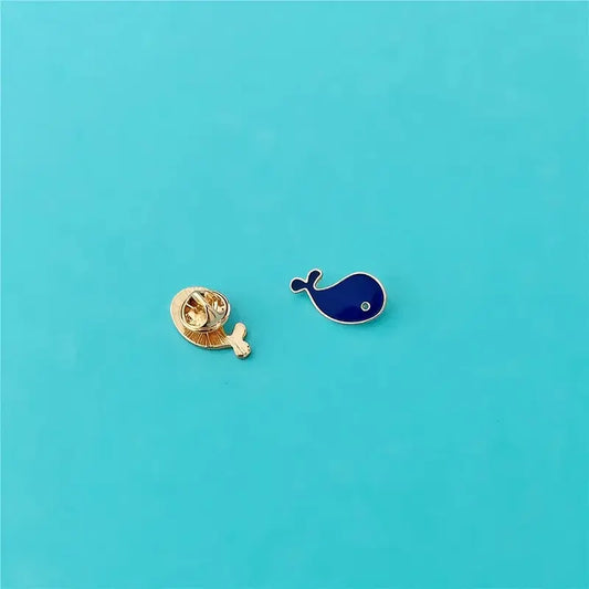 Small Whale  Enamel Pin