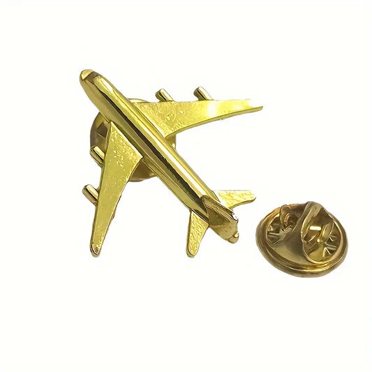 Plane Enamel Pin