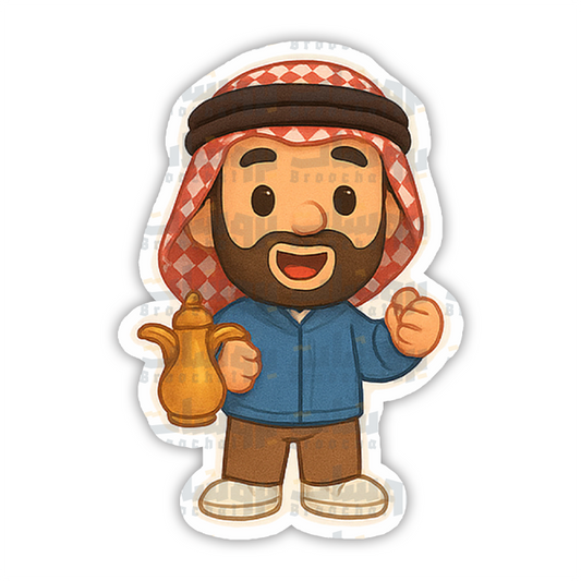 ستيكر القهوة عند النشامى غير
