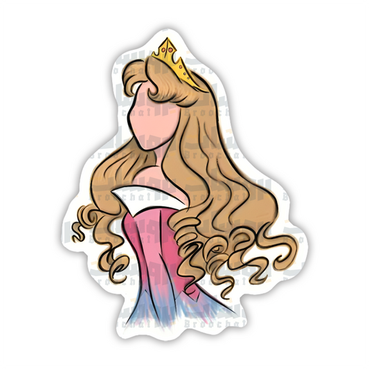 Sleeping beauty Sticker