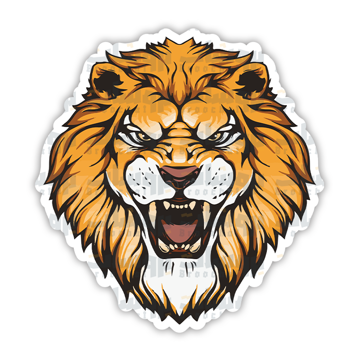 Lion Roar Sticker