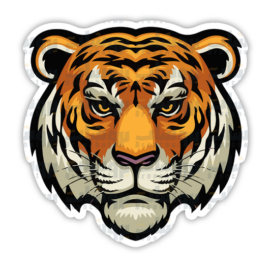 Tiger Head Sticker