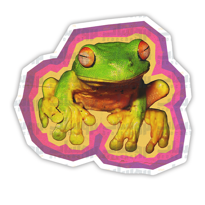 Dainty green tree Sticker