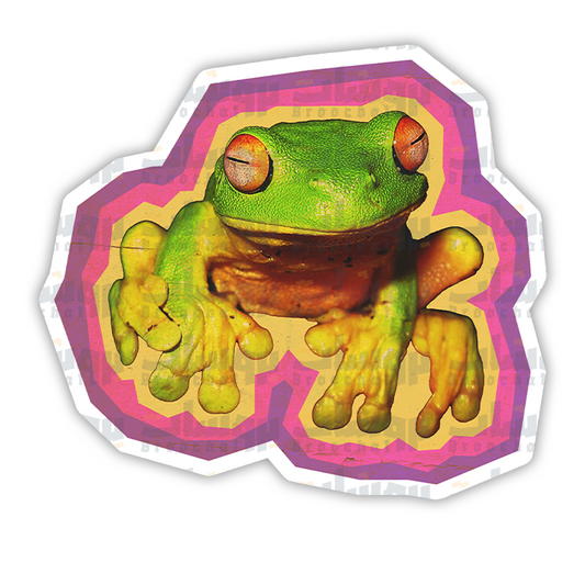 Dainty green tree Sticker