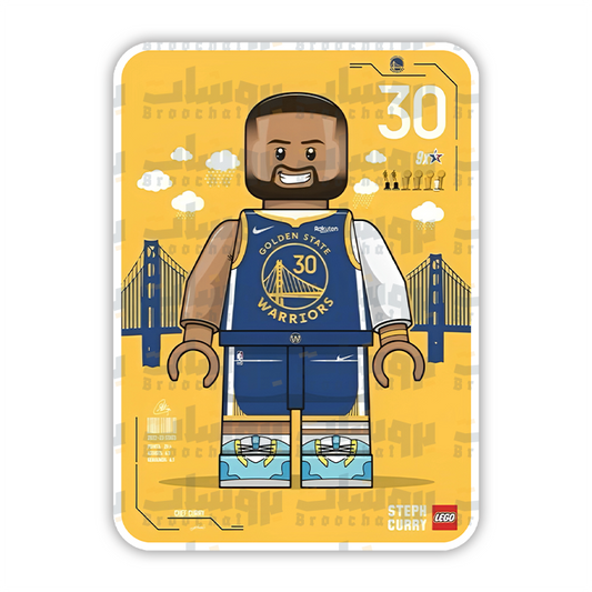 Stephen Curry Lego Sticker