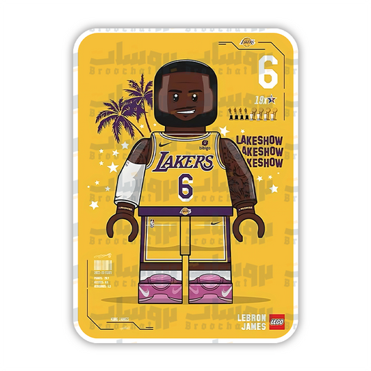 LeBron James Lego Sticker