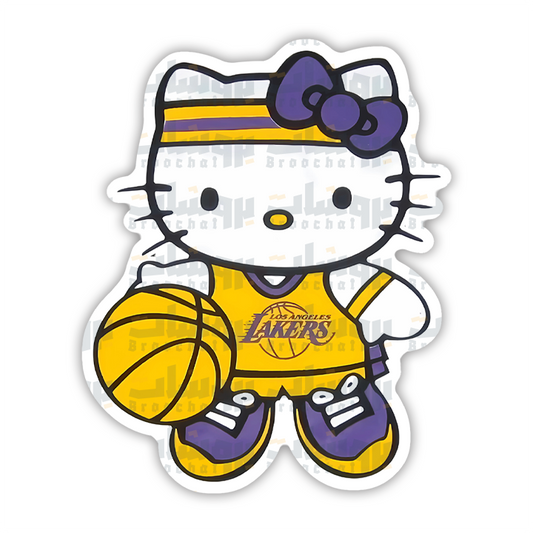 hello kitty basketball Sticker