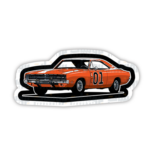 dodge challenger car Sticker