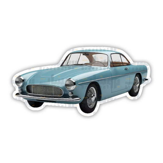Volvo P1800 blue Sticker