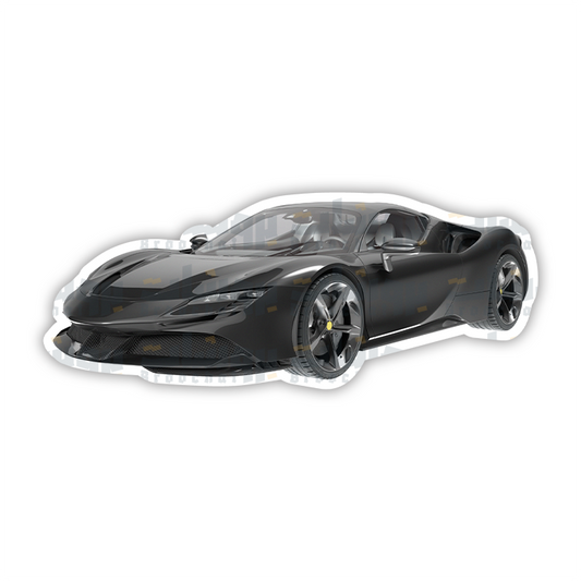 ferrari sf90 black Sticker