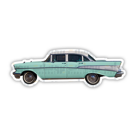 Vintage Car Sticker