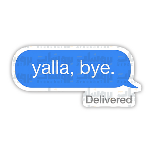 Yalla, bye Sticker