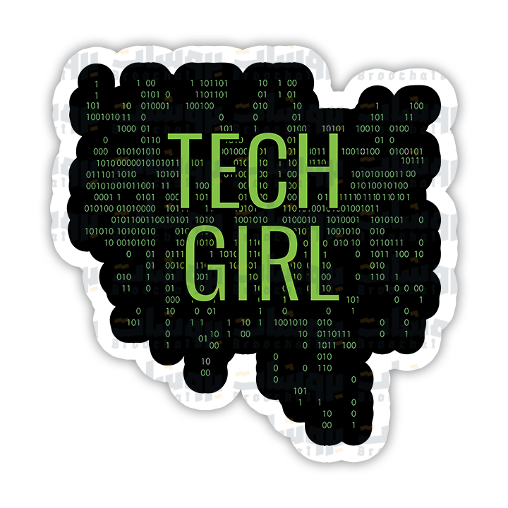 TECH GIRL Sticker