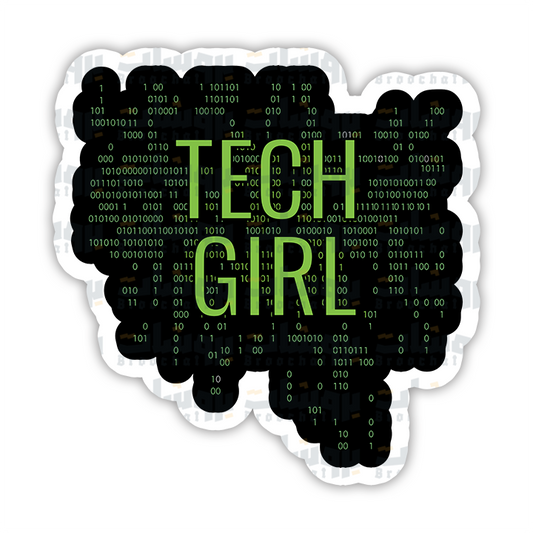TECH GIRL Sticker