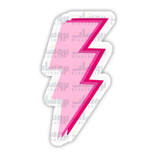 Thunder Sticker (Pink)