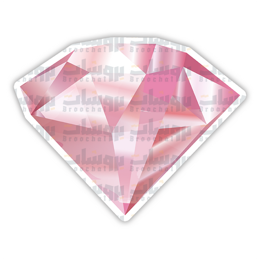 Pink diamond Sticker