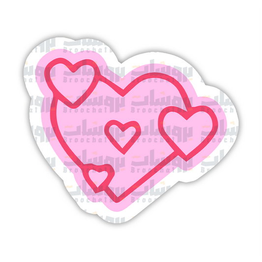 hearts Sticker