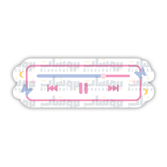 media players Sticker