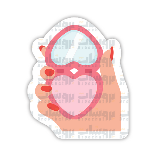 hand mirror Sticker