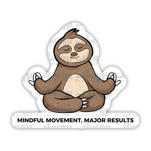 mindful movement major results Sticker