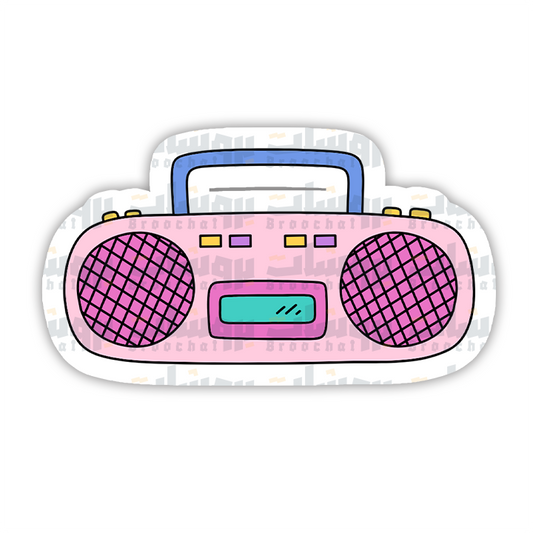 Retro stereo Sticker