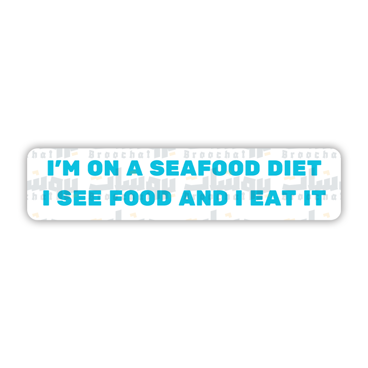 I'm on a Seafood Diet Sticker
