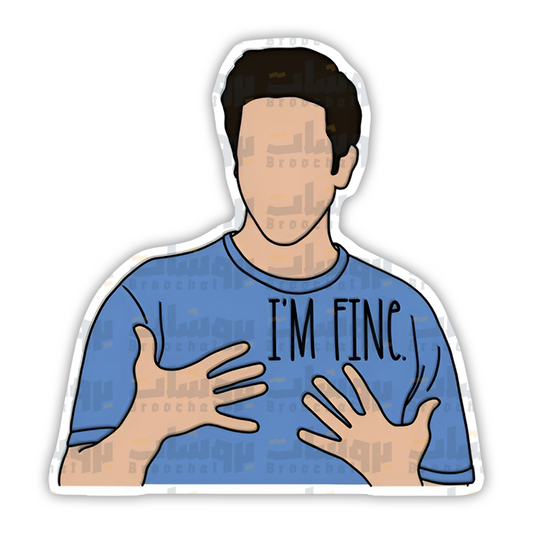 I'm fine Sticker