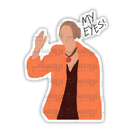 my eyes! Sticker