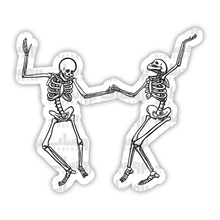 Dancing Skeleton Sticker