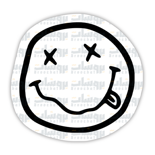 Nirvana Smiley Face Sticker