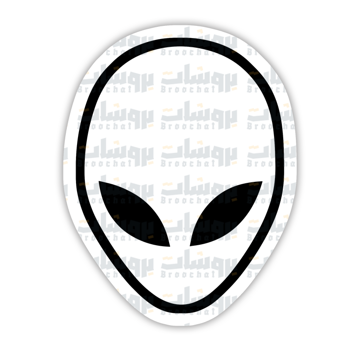 Alien Face Sticker