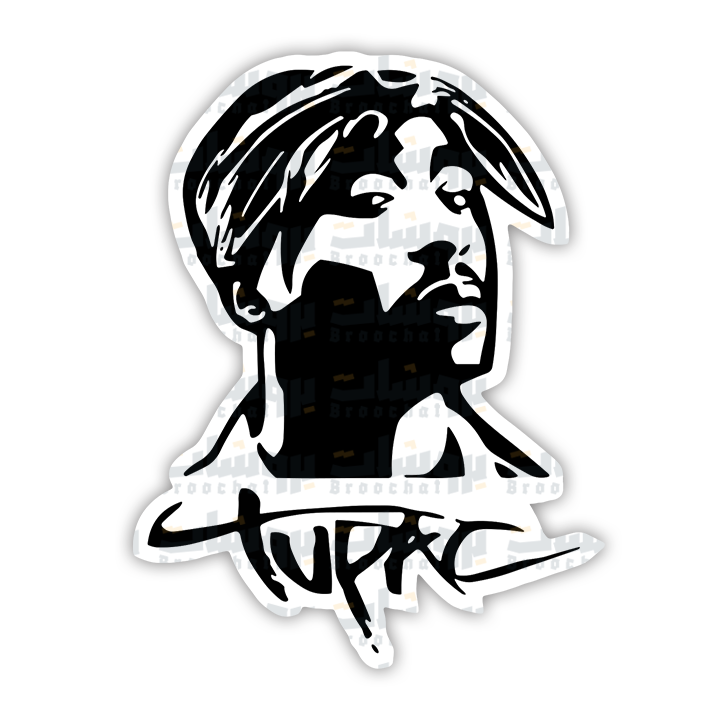 2pac Logo Black And White