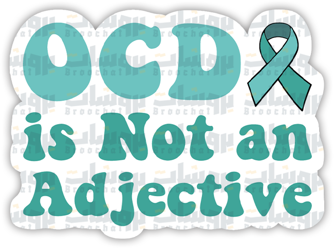 OCD is Not an Adjective Sticker