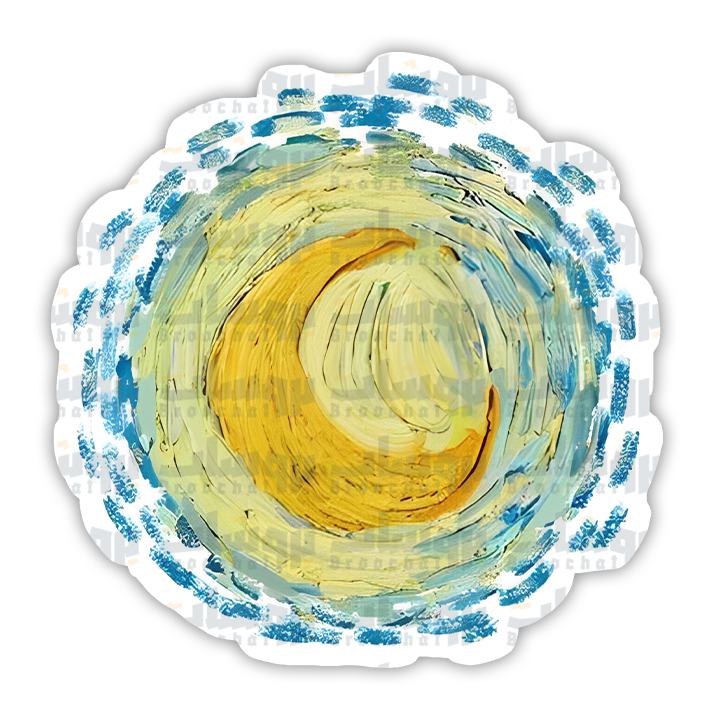 The Starry Night Sticker