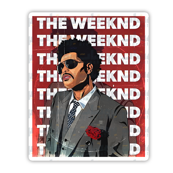 The Weeknd Sticker – Broochat Store | متجر بروشات