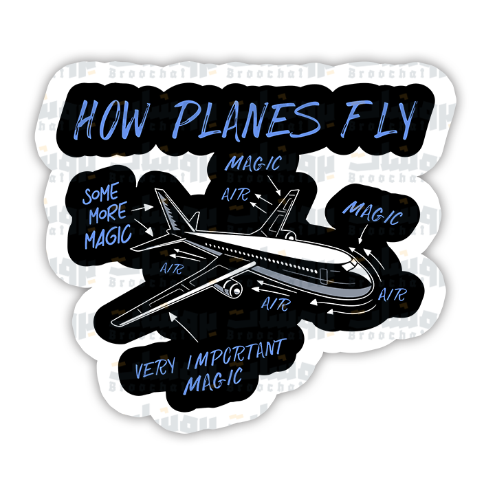 How Planes Fly Sticker