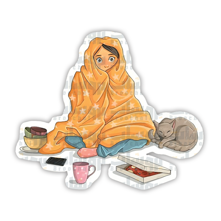 Girl Sticker
