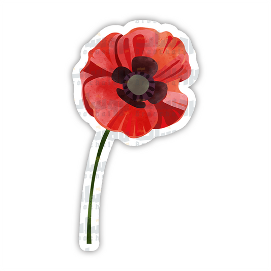 poppy flower Sticker