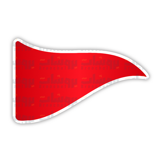 red flag  Sticker