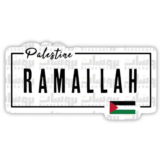RAMALLAH Sticker (white)