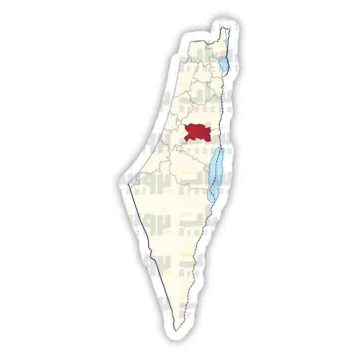 ستيكر خريطة فلسطين