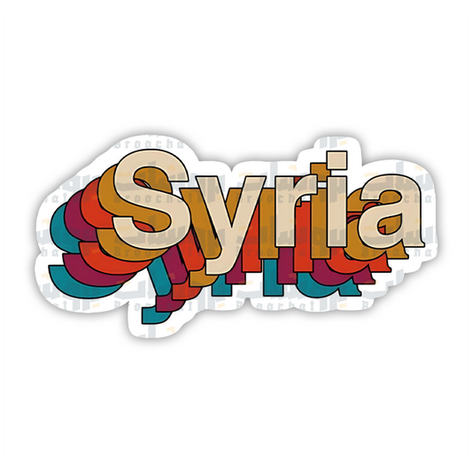 Syria Sticker
