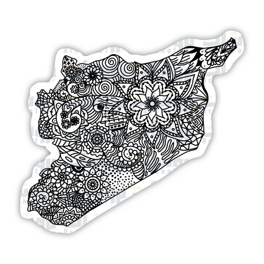 Syria Doodles Sticker