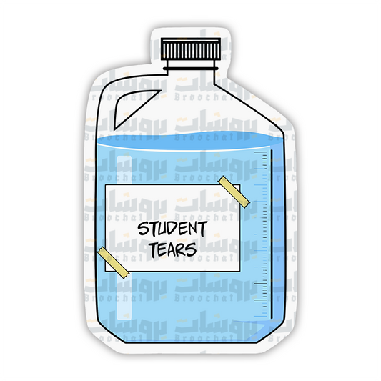 student tears Sticker