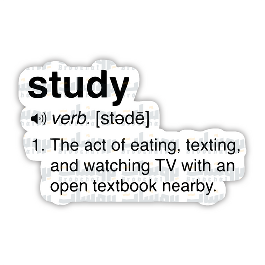 study Sticker