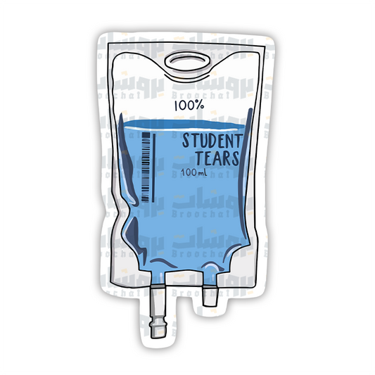 student tears Sticker